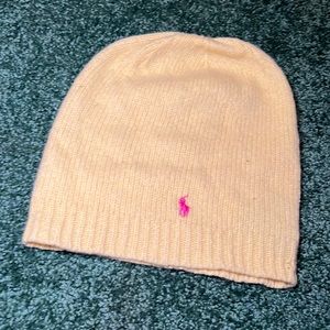 Pastel Yellow winter knit beanie with logo 💛